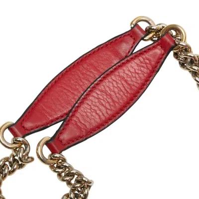 Pre-owned Gucci Red Color Leather Shoulder Bag Tote Bag ()