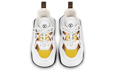 Pre-owned Louis Vuitton (wmns)  Archlight 2.0 Platform Sneakers 'white Fire' In Multi