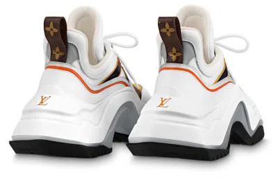 Pre-owned Louis Vuitton (wmns)  Archlight 2.0 Platform Sneakers 'white Fire' In Multi