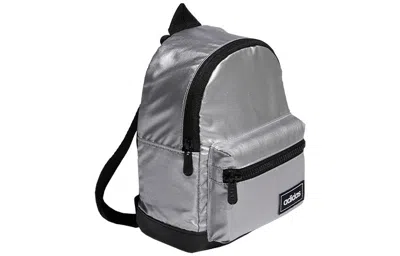 Adidas Originals (wmns) Adidas Classic Metallic Backpack Extra Small 'silver' In Multi