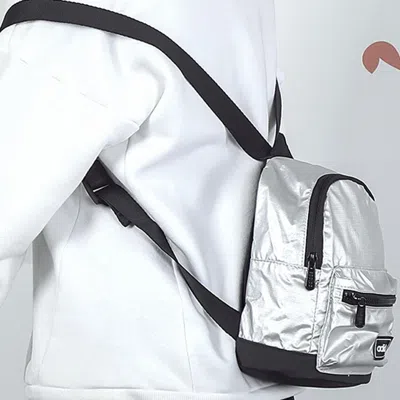 Adidas Originals (wmns) Adidas Classic Metallic Backpack Extra Small 'silver' In Multi