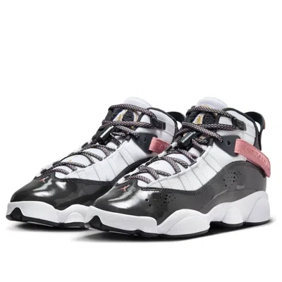 Air Jordan (gs)  6 Rings 'white Red Stardust Vapor Green Anthracite' In Multi