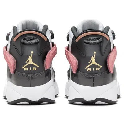 Air Jordan (gs)  6 Rings 'white Red Stardust Vapor Green Anthracite' In Multi