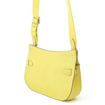 Pre-owned Hermes Lime Swift Leather Shoulder Bag ()