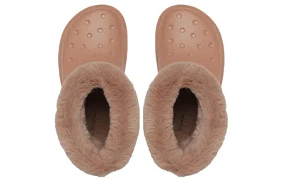 Crocs Stomp Lined Boot 'cork' In Brown