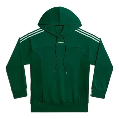 Adidas Originals X Ivy Park Crossover Solid Color Splicing Detail Hooded Sports Couple Style Green