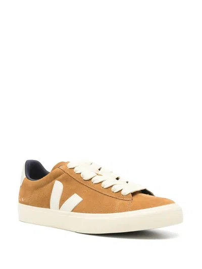 Veja Campo Suede Camel Pierre Trainers In Brown
