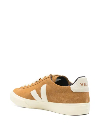 Veja Campo Suede Camel Pierre Trainers In Brown