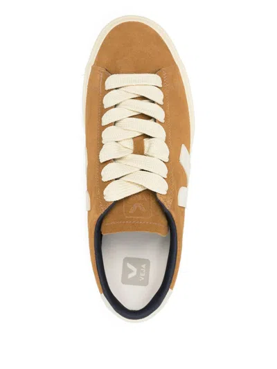 Veja Campo Suede Camel Pierre Trainers In Brown