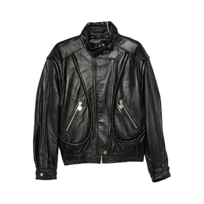 Isabel Marant Carole Leather Jacket In Black