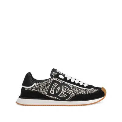 Dolce & Gabbana Logo Sneakers In Black