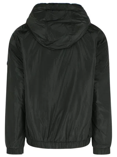 Moose Knuckles Border Bunny Reversible Polyester Sweatshirt In Green