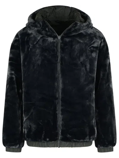 Moose Knuckles Border Bunny Reversible Polyester Sweatshirt In Green