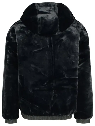 Moose Knuckles Border Bunny Reversible Polyester Sweatshirt In Green