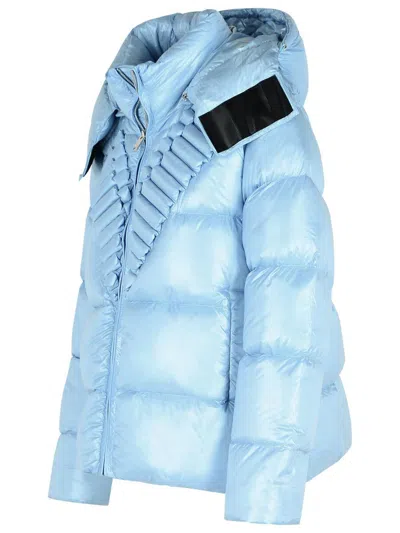 Raxxy Removable Hooded Down Jacket In Blue