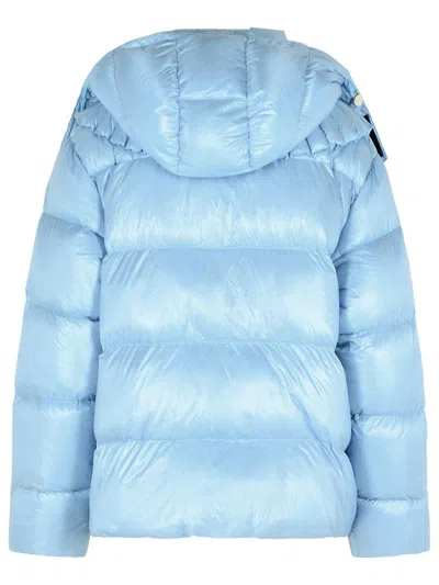 Raxxy Removable Hooded Down Jacket In Blue