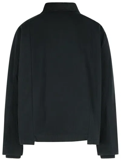 Sacai Carhartt Work Progress Cotton Jacket In Black
