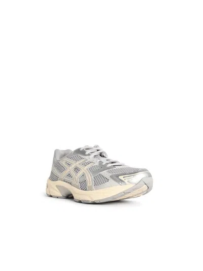 Asics 'gel-1130' Cloud Grey Suede Blend Sneakers In Gray