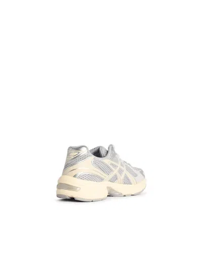 Asics 'gel-1130' Cloud Grey Suede Blend Sneakers In Gray