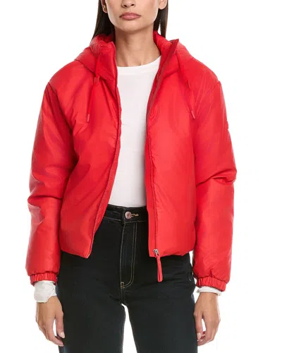 Hunter Leah Rain Jacket In Red