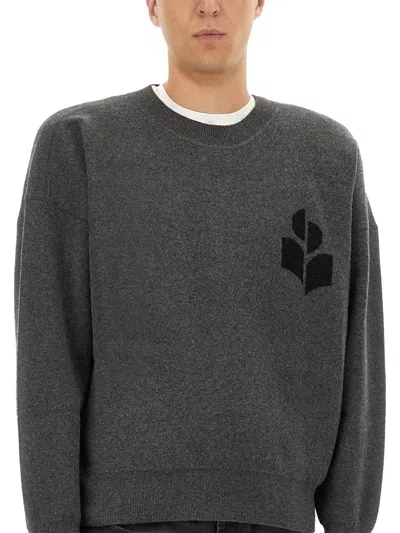 Isabel Marant Dark Grey Knit Jersey In Gray