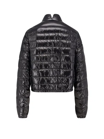 Moncler Genius Moncler X Edward Enninful Knut Short Glossy Down Jacket In Black