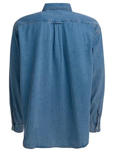 Carhartt Wip "l/s Lucas" Shirt In Blue