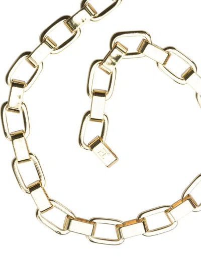 Federica Tosi Chain Link Emily Necklace In Gold