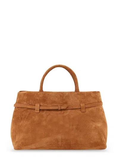 Manu Atelier Le Cambon 35 Suede Shoulder Bag