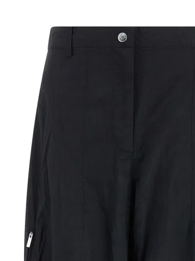 Jacquemus Le Cargo Ovalo Pants Black In Black
