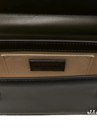 Jacquemus Long Handbag With Top Handle And Stitching In Green