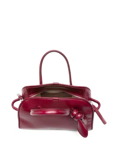 Jacquemus Le Petit Tourism In Shiny Vintage-finished Leather Bags
