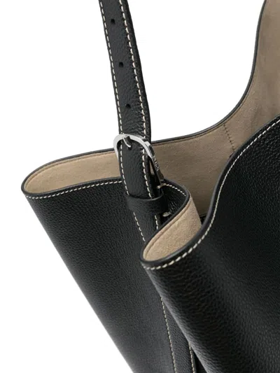 Totême Leather Beltet Tote Bag