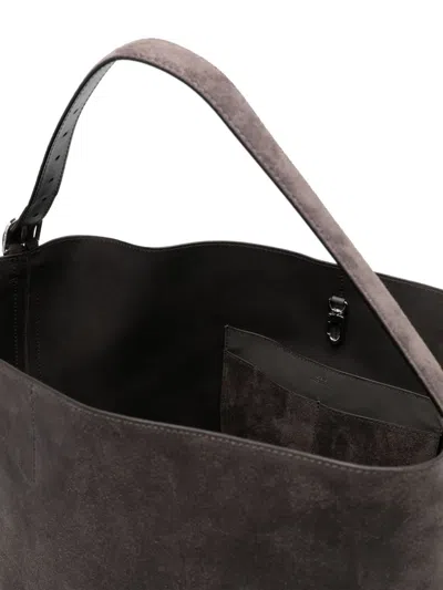 Totême Leather Belted Tote