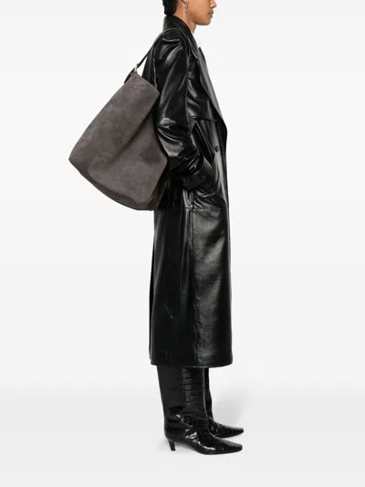 Totême Leather Belted Tote