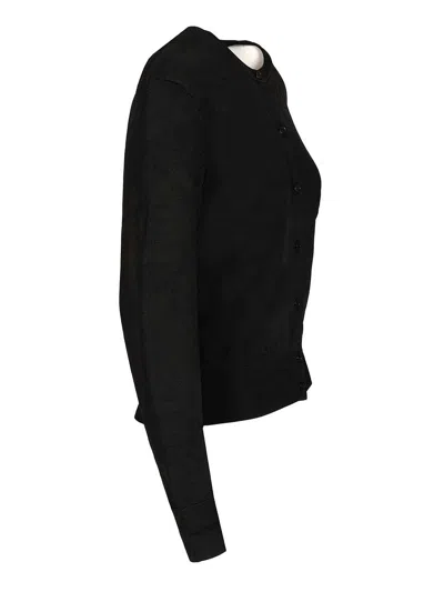 Filippa K Merino Short Cardigan In Black