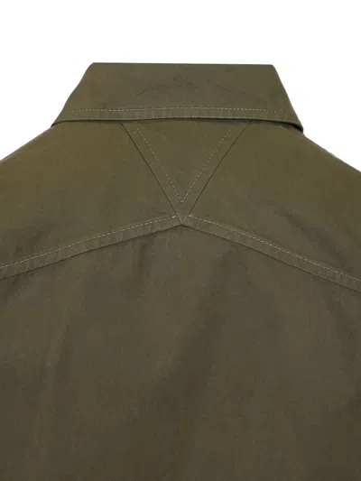 Bottega Veneta Lightweight Cotton Twill Shirt In Green