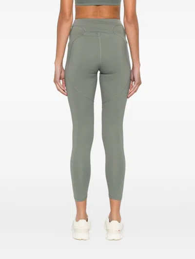 Adidas By Stella Mccartney Adidas By Stella Mc Cartney Logo Leggings In Green