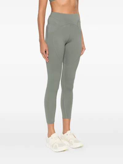 Adidas By Stella Mccartney Adidas By Stella Mc Cartney Logo Leggings In Green