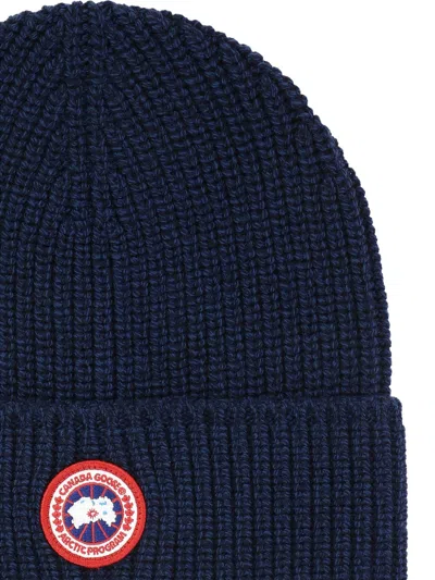 Canada Goose Rib Toque Logo Patch Beanie