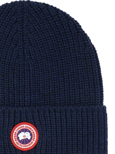 Canada Goose Rib Toque Logo Patch Beanie