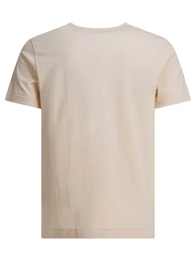 Merz B Schwanen Loopwheeled T-shirts Beige In Neutral