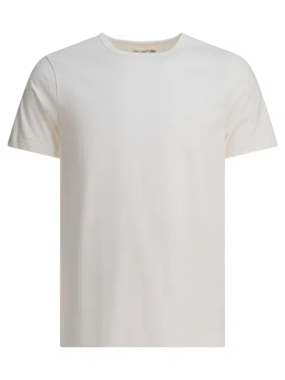 Merz B Schwanen Short-sleeve Crew-neck T-shirt In White