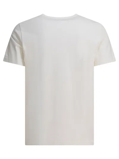 Merz B Schwanen Short-sleeve Crew-neck T-shirt In White