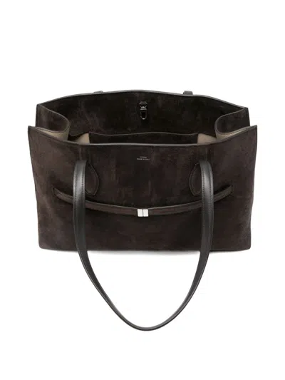 Totême Lounge Suede Leather Tote Bag