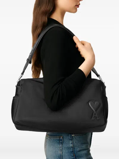 Ami Alexandre Mattiussi Marcel Large Nylon Shoulder Bag
