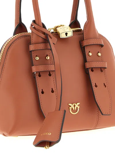 Pinko 'mini Escape' Handbag In Brown