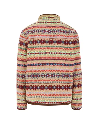 Polo Ralph Lauren Recycled Material Sweatshirt Featuring Adjustable Bottom In Multi