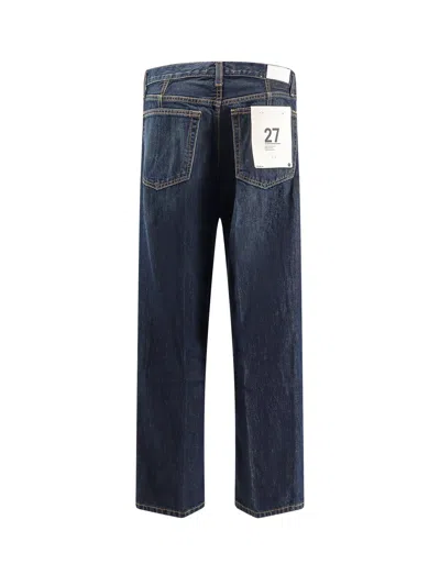 Re/done The Ollie High Rise Jeans In Barely Worn Flow In Blue