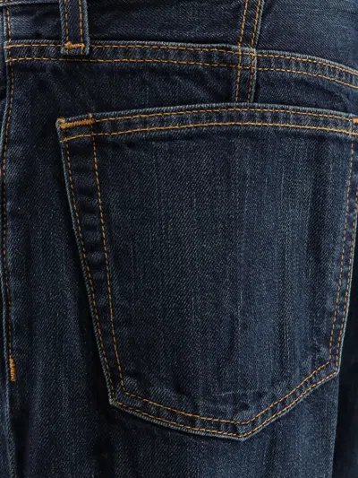 Re/done The Ollie High Rise Jeans In Barely Worn Flow In Blue